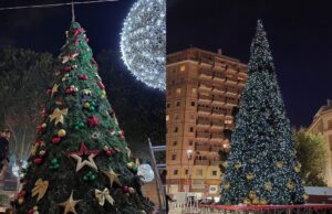 Anche a Cagliari è Natale: ecco gli alberi nelle piazze