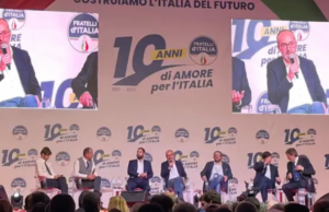 Truzzu alla festa di Fd’I: “Con noi, Cagliari è cresciuta”