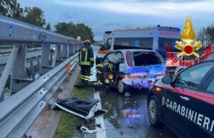 Grave incidente sulla Statale 130: bimba di 8 anni in condizioni critiche