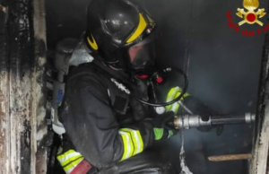 Grave incendio a Villaputzu: anziana allettata salvata dai Vigili del Fuoco