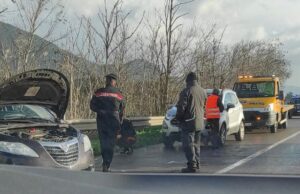 Statale 130: tamponamento all’imbocco per Iglesias