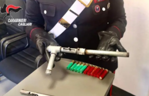 In casa fabbrica d’armi clandestine, arrestato a Villanovafranca