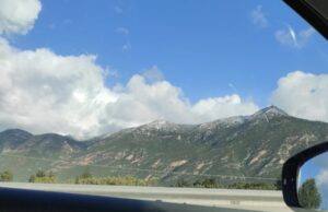 Neve a bassa quota, la foresta del Marganai si veste di bianco