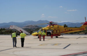Lanusei, neonato rischia di morire: trasportato in elicottero al Brotzu