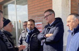 Portovesme, Comandini ha portato la propria solidarietà ai lavoratori