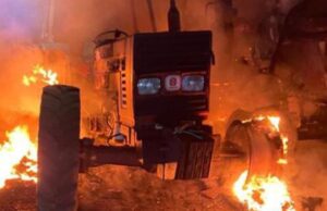 Devastante rogo a Fonni, in fumo i capannoni di una azienda