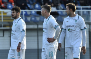 Olbia sprecona e distratta, il Cesena vince per 1-0