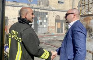 Incendio a Cagliari, ass. Salaris: “Riporteremo legalità e sicurezza”