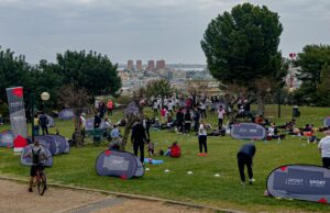 Dalia Kaddari all’inaugurazione di “Sport nei Parchi” a Cagliari