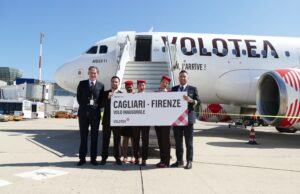 Cagliari, nuovi voli Volotea per Firenze e Barcellona