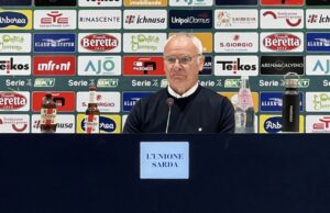 Bologna – Cagliari, Ranieri: “Peccato per gli episodi, dobbiamo stare più attenti”