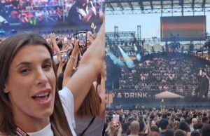 Tiziano Ferro soldout a San Siro: al concerto anche l’amica Canalis