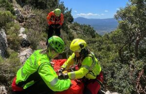 Baunei, recuperato l’uomo infortunatosi durante un’arrampicata
