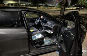 Cagliari, va a vedersi un concerto alla Fiera e si ritrova l’auto sfasciata