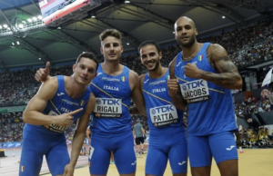 Mondiali atletica, la 4×100 vola ma è argento: festeggiano Patta e Tortu
