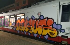 Mandas, imbrattati i nuovi treni: “L’inciviltà di pochi penalizza tanti”