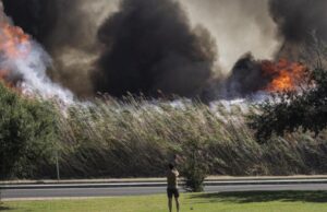 Doloso l’incendio al parco di Molentargius: conferme dal Corpo Forestale