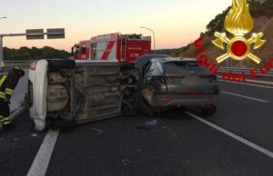 Incidente sulla Sassari-Olbia, due auto ribaltate: minorenne in ospedale