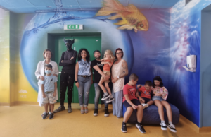 L’acquario di Manu Invisibile ora accoglie i bambini dell’ospedale di Oristano