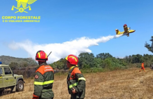 Enorme rogo a Burcei, 10 ettari in fumo: in azione canadair ed elicotteri