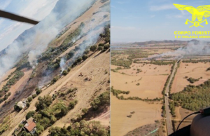 Fiamme nell’Isola: 17 incendi in un giorno, a fuoco pascoli e terreni coltivi