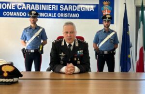 Il colonnello Steven Chenet è il nuovo comandante dei carabinieri di Oristano