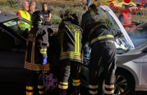 Dorgali, scontro frontale tra due auto: tre feriti in ospedale