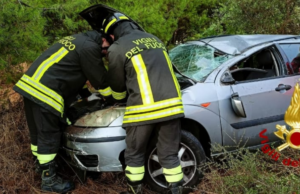 Ghilarza, auto finisce fuori strada: ferito il conducente