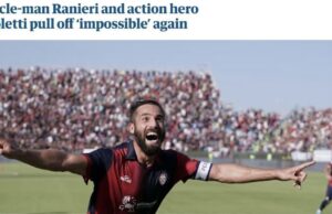 “La più grande rimonta della A”: The Guardian pazzo di Ranieri e Pavoletti