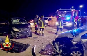 Tremendo incidente a Olbia, scontro tra auto: due donne in ospedale