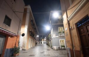 Cagliari, inaugurata la nuova illuminazione nel quartiere Marina