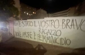 Cagliari, compare una scritta per ricordare Giulia Cecchettin