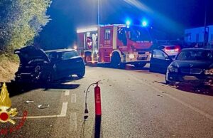 Violento scontro frontale all’alba: quattro persone in ospedale a Olbia