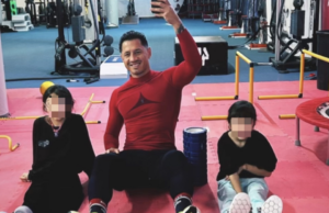 Lapadula, Natale in palestra ad allenarsi coi figli