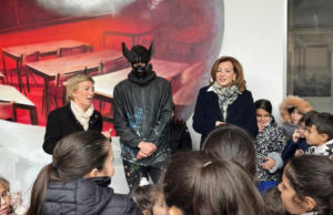 La ciliegia di Burcei diventa Street Art grazie a Manu Invisible