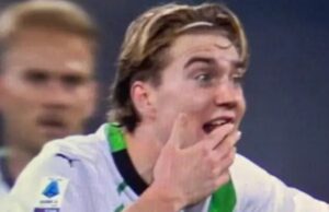 Prende una gomitata in Cagliari – Sassuolo: Thorstvedt perde due denti