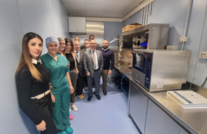 Sardegna, inaugurato il primo impianto di sterilizzazione in emergenza