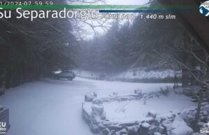 In Sardegna arriva la neve: spettacolo naturale a Fonni