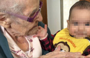 A San Gavino, famiglia da record: il piccolo Diego ha due trisnonne