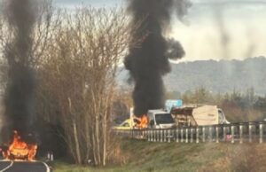 Siligo, cinque feriti e malviventi in fuga dopo la rapina ai tre portavalori