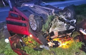 Dramma sfiorato a Cabras: Panda si ribalta, ferita una donna