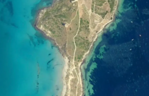 Cabras, la costa del Sinis finisce sui social dell’Agenzia Spaziale Italiana