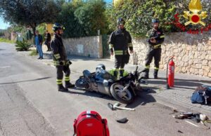 Alghero, moto si scontra con un’auto: ferito un centauro