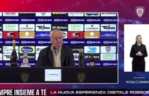 Cagliari, novità nelle conferenza stampa: arriva la Lingua dei Segni