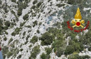 Siniscola, escursionista tedesco salvato dall’elicottero dei Vigili del Fuoco