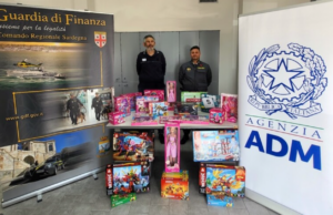 Maxi sequestro al porto di Cagliari: quasi 2mila giocattoli contraffatti