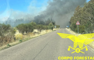 Giornata d’incendi in Sardegna: grosso dispiegamento a San Vito
