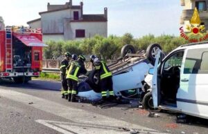 Decimomannu, scontro tremendo sulla 130: tra i feriti anche una bambina