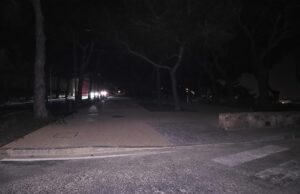 Cagliari, viale Buoncammino al buio da oltre una settimana