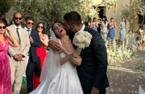 Felicitazioni nel Cagliari: Pavoletti ha sposato la compagna Elisa